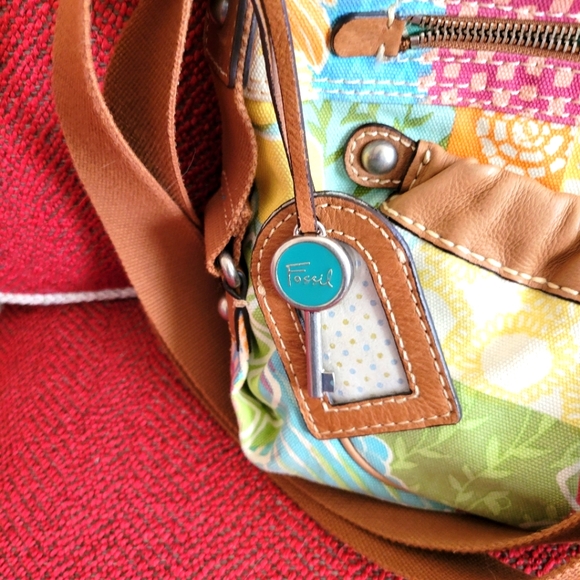 - Vintage Fossil Canvas Bag NWOT - Picture 3 of 7